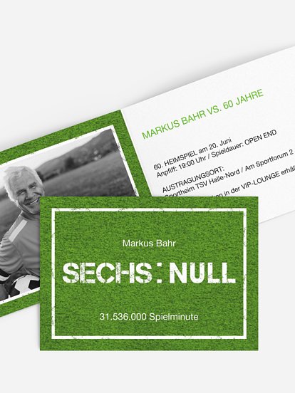 Einladung 60. Geburtstag Wie steht's