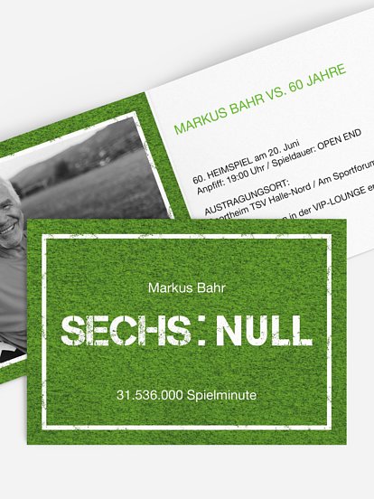 Einladung 60. Geburtstag Wie steht's