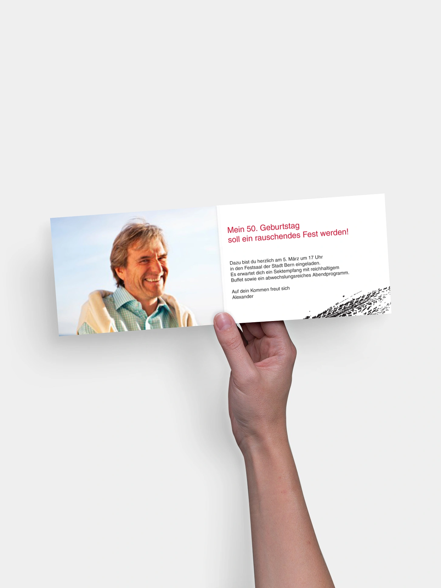 Einladung 50. Geburtstag Vollgas