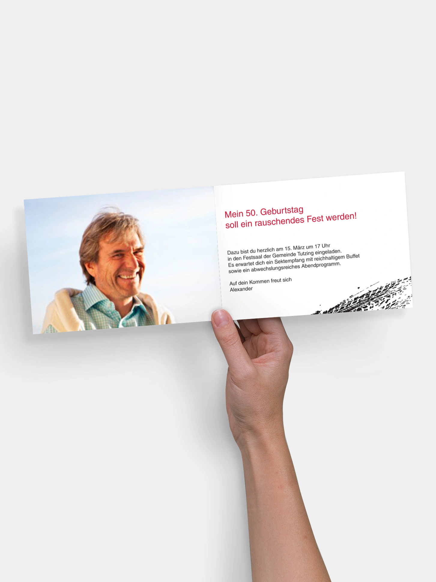 Einladung 50. Geburtstag Vollgas
