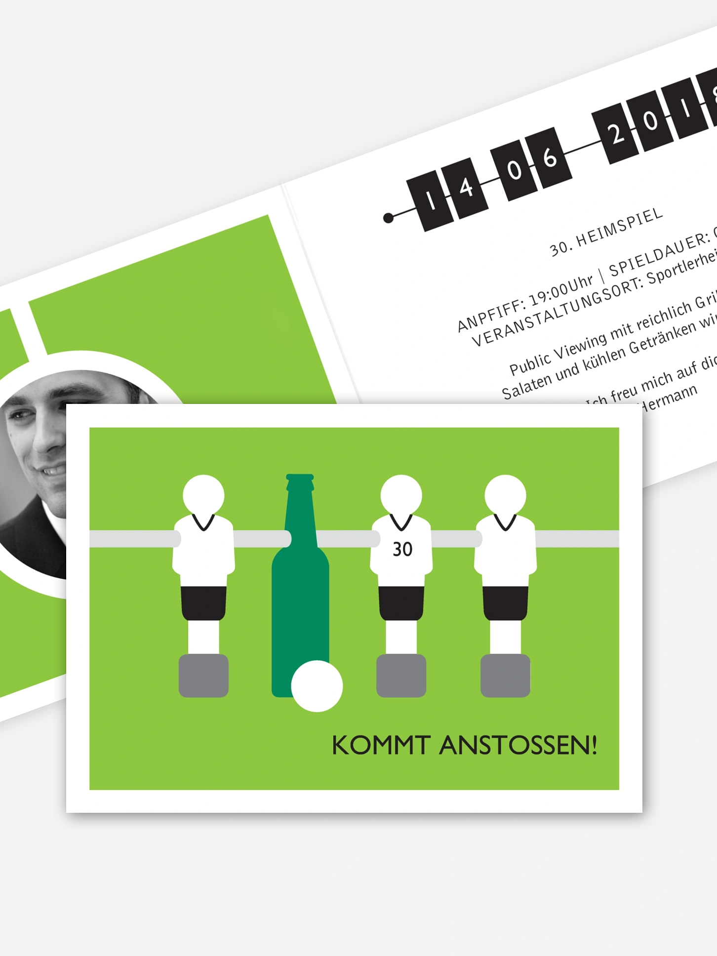Einladung 30. Geburtstag Kommt Anstossen