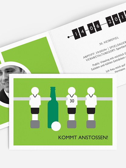 Einladung 30. Geburtstag Kommt Anstossen