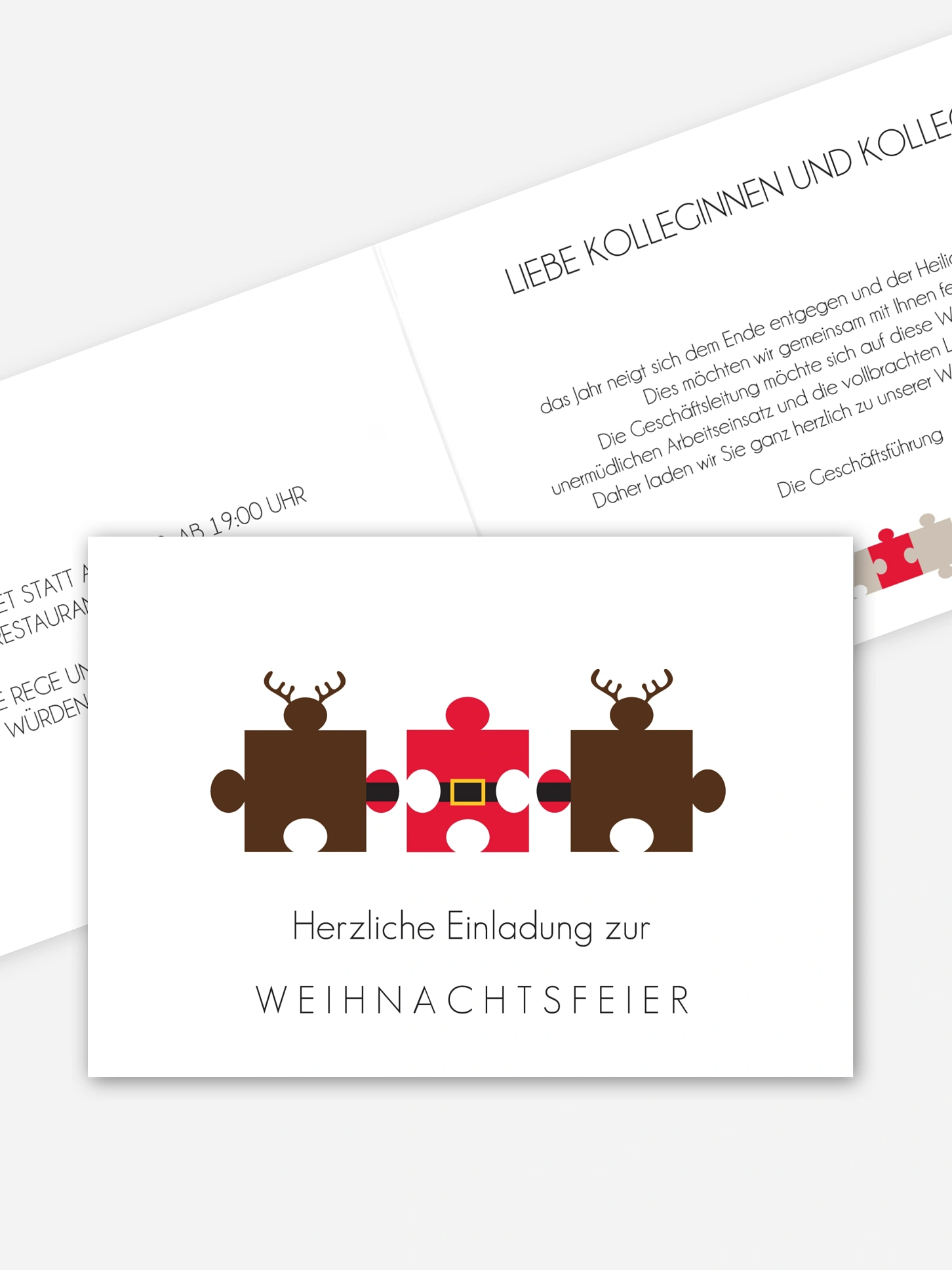 Weihnachtsfeier Dream Team
