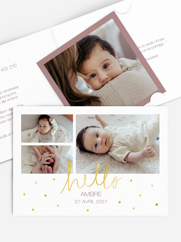 Cartes étapes bébé en bois x7 (12 mois et carte naissance) “feuillage”