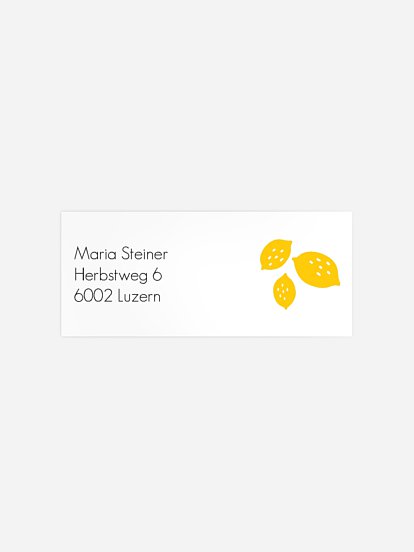 Absenderaufkleber Geburtstag Monstera