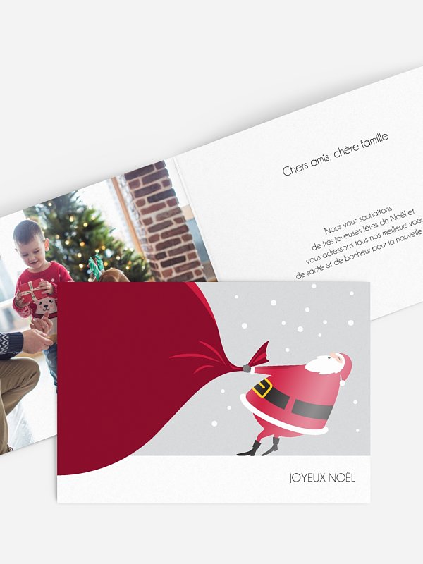 Carte de Noël Père Noël