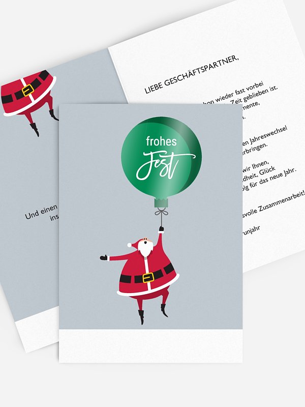Geschäftliche Weihnachtskarte Enjoy