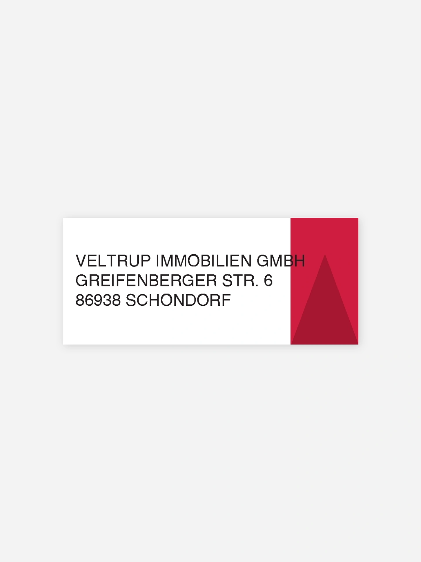 Absenderaufkleber geschäftl. Weihnachten Colour of Christmas