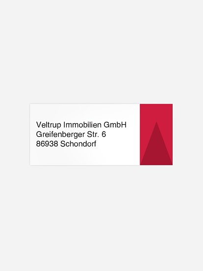 Absenderaufkleber geschäftl. Weihnachten Colour of Christmas