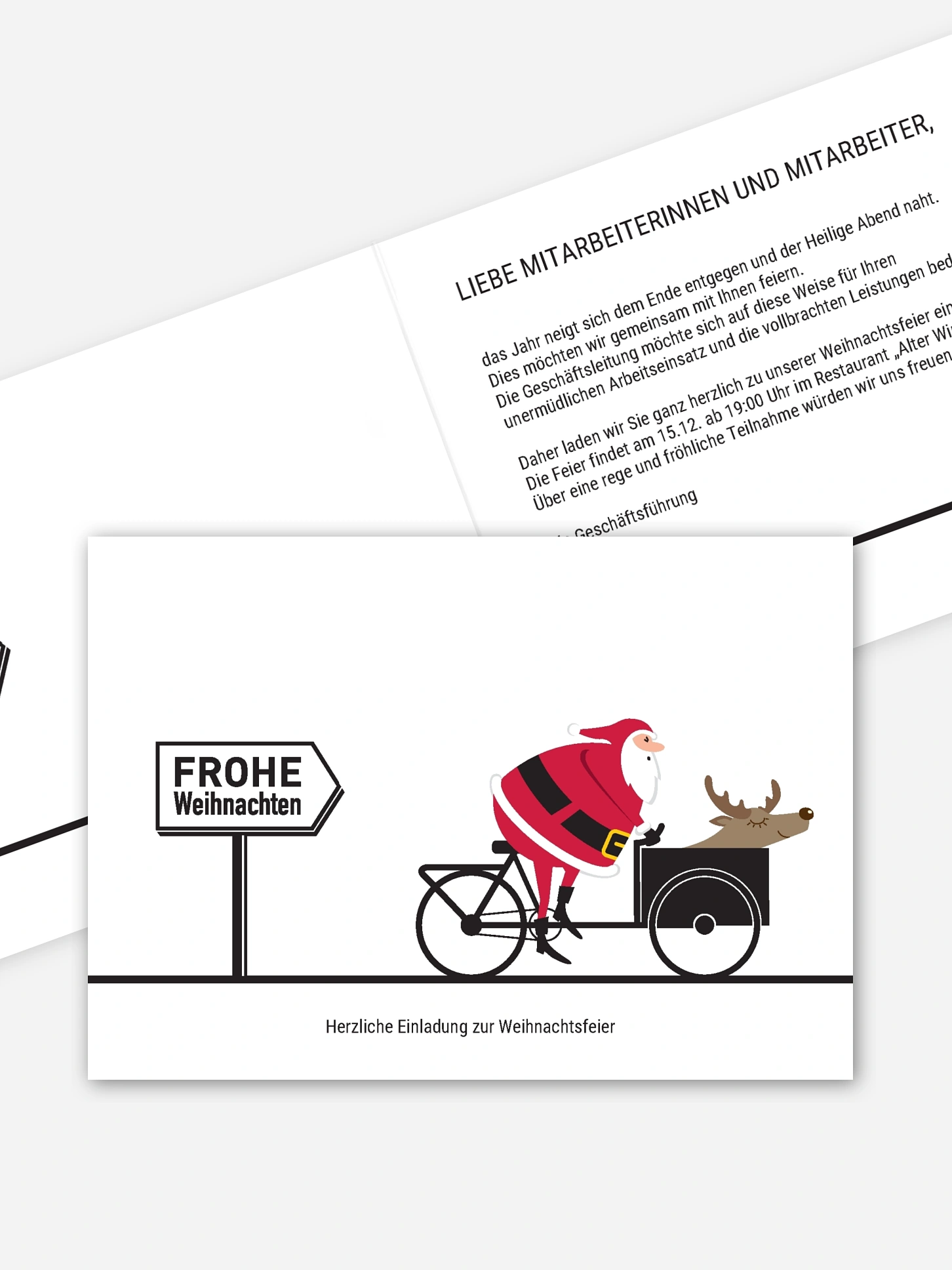 Weihnachtsfeier Partnership