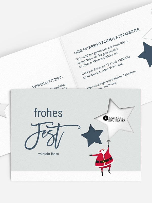 Weihnachtsfeier Enjoy (gestanzt)
