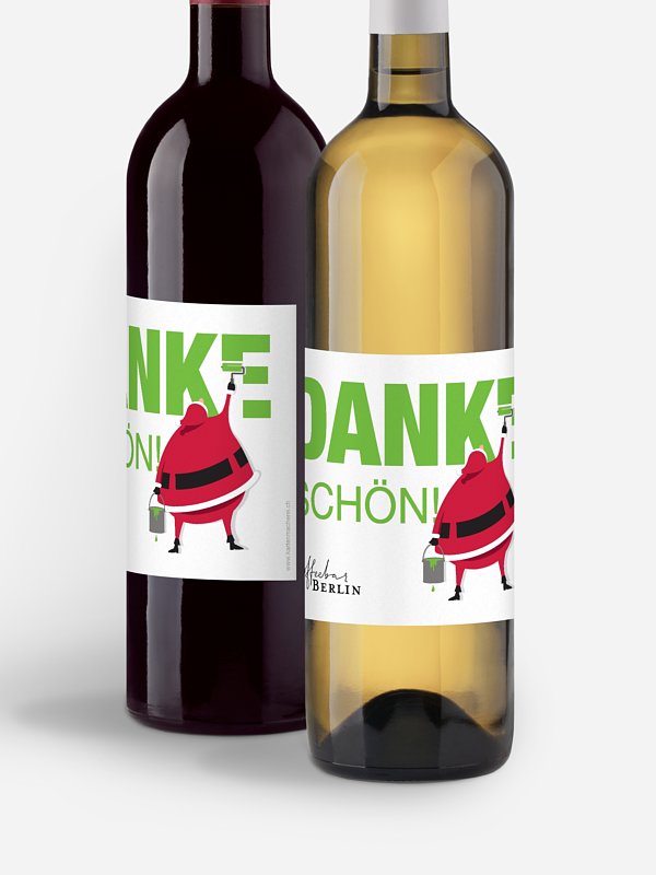 Farbenfrohe Weihnachten Mitarbeiter