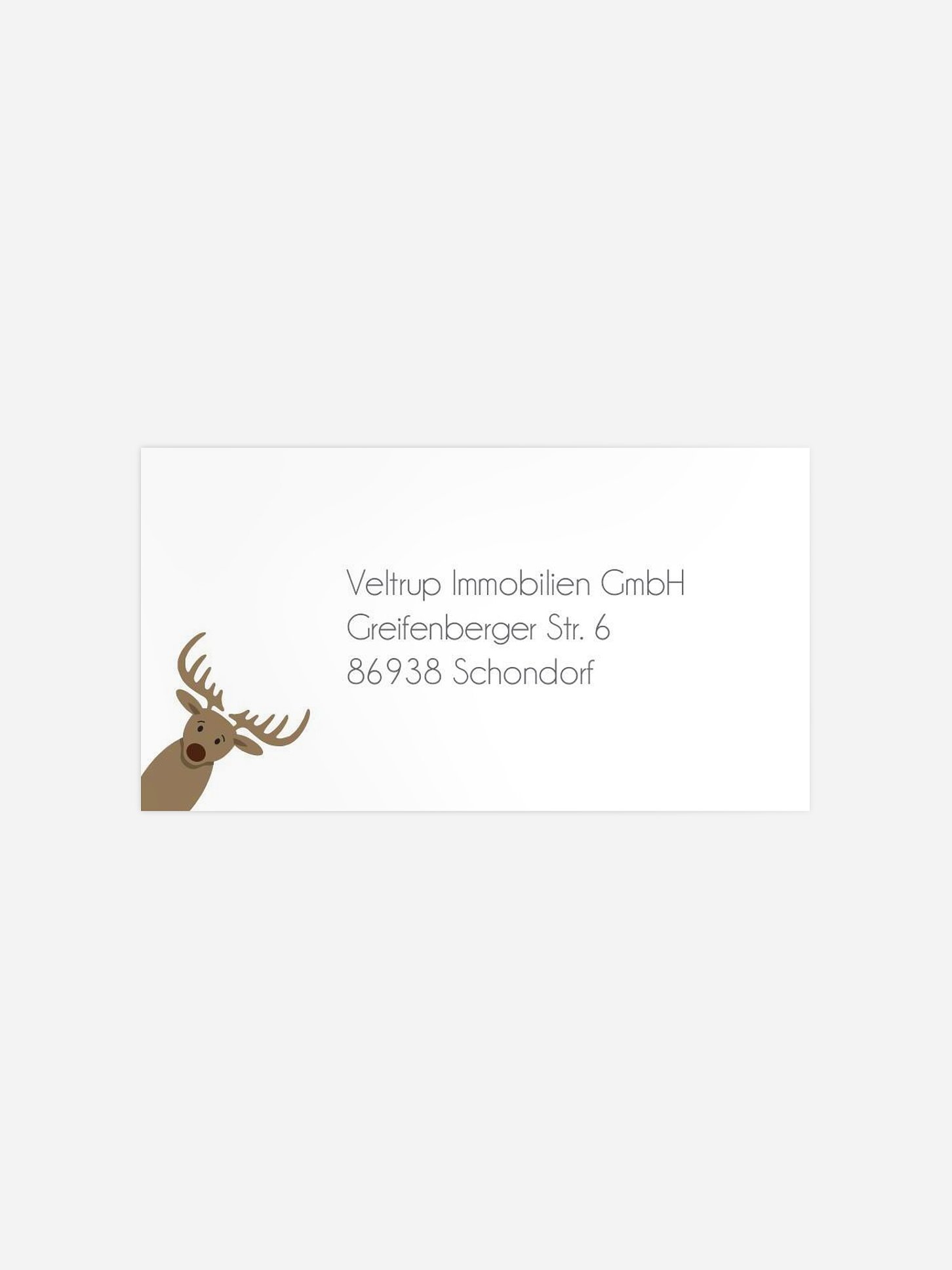 Empfängeraufkleber geschäftl. Weihnachten Christmas Conference