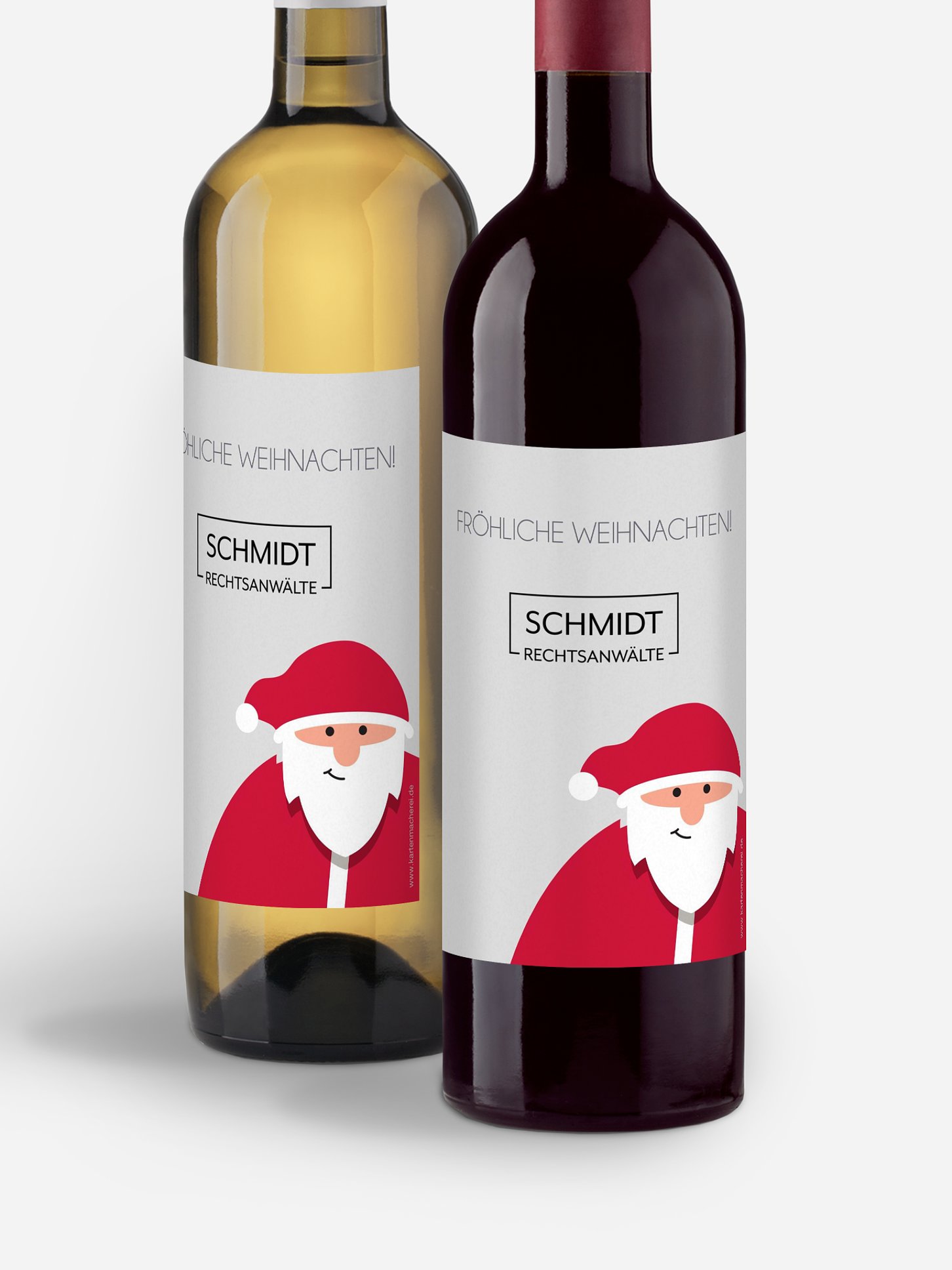 Flaschenetikett geschäftlich Christmas Conference