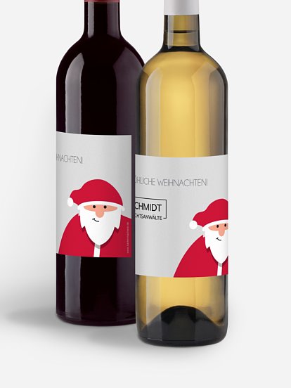 Flaschenetikett geschäftlich Christmas Conference