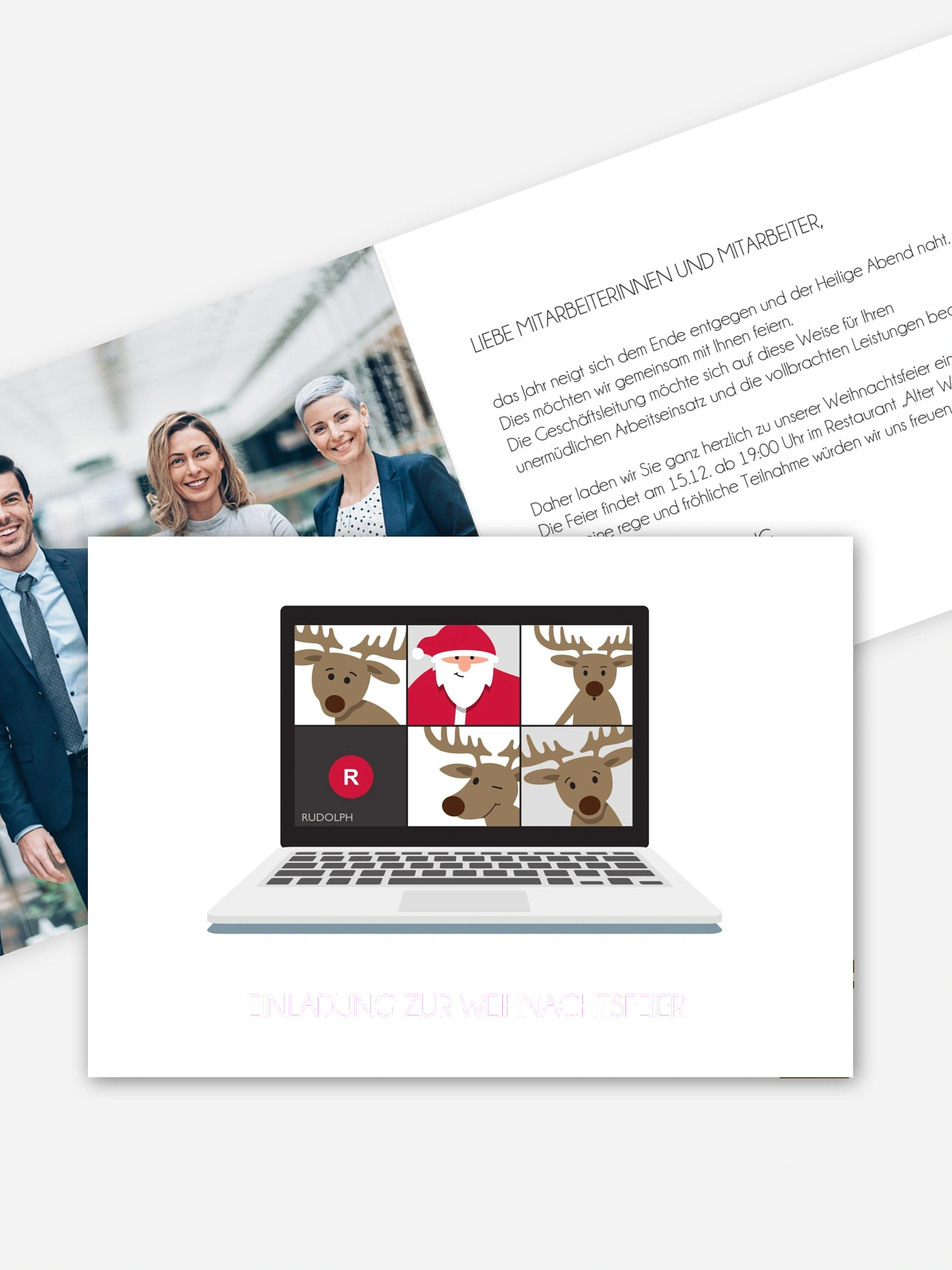 Weihnachtsfeier Christmas Conference