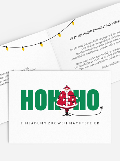 Weihnachtsfeier Strahlend