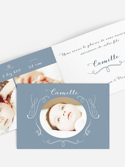 Faire-part naissance Gracile