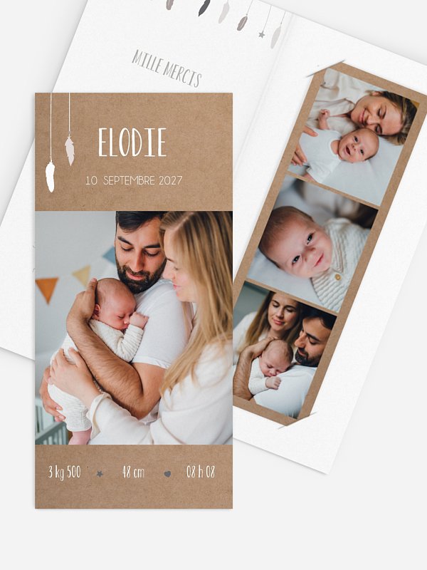 Faire-part naissance Attrape-rêve