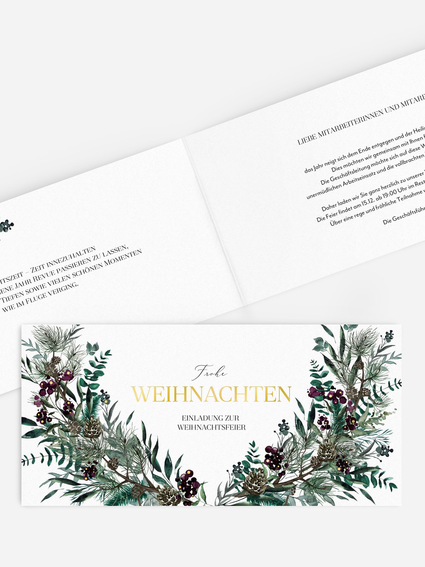 Weihnachtsfeier Dark Branch