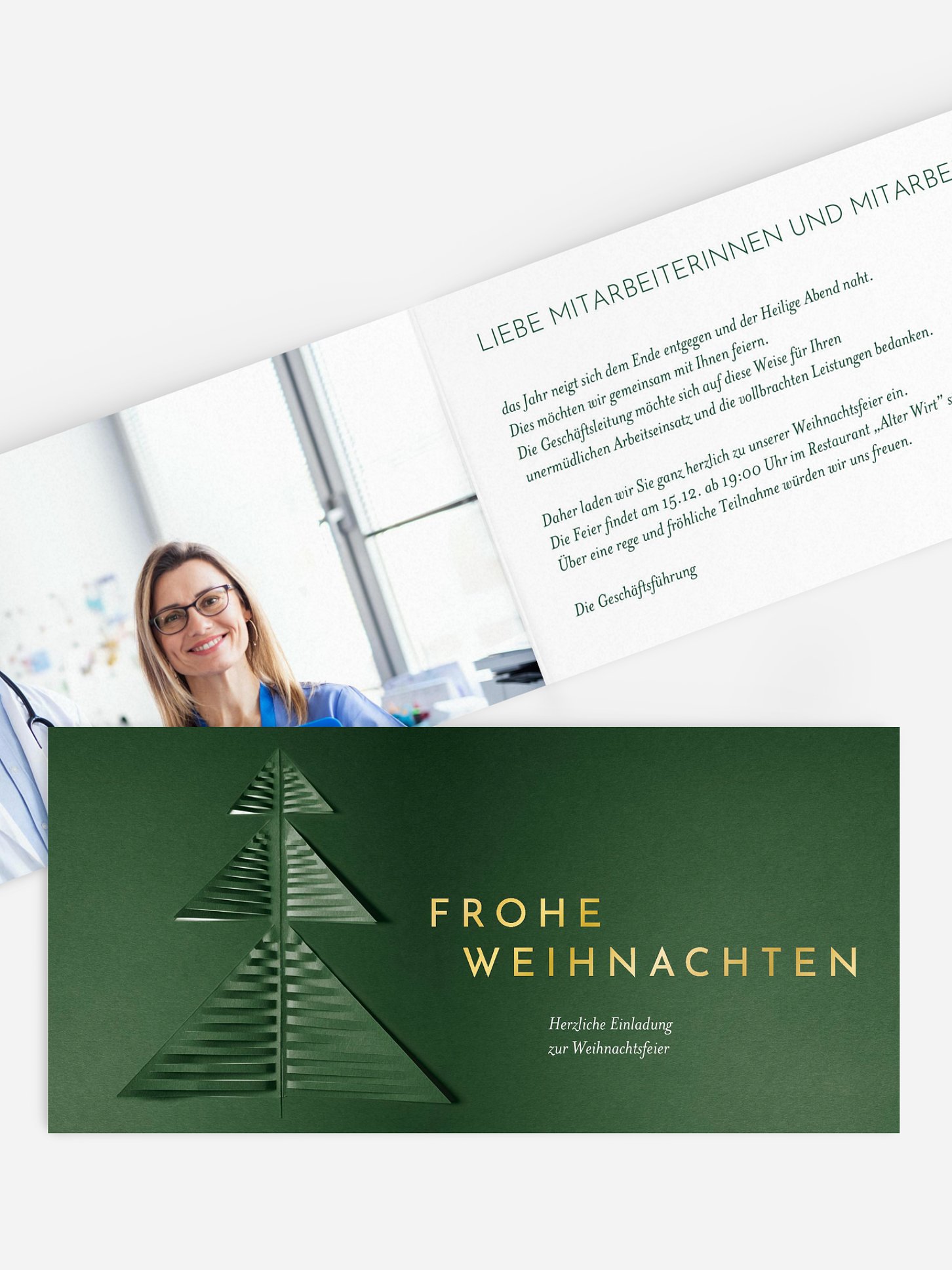 Weihnachtsfeier Paper Tree