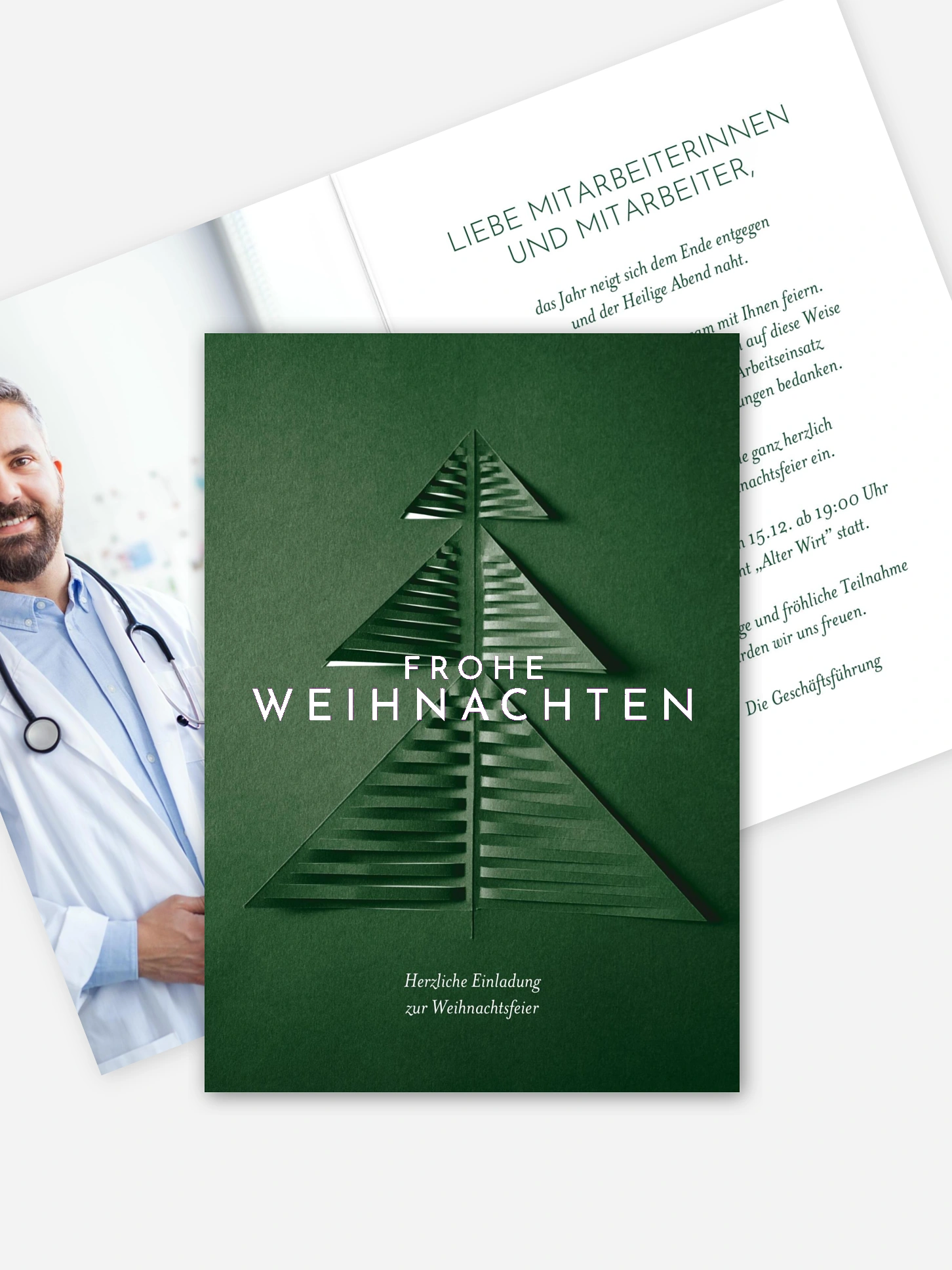 Weihnachtsfeier Paper Tree