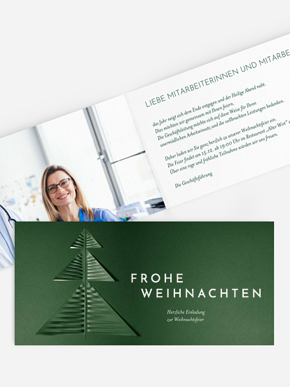 Weihnachtsfeier Paper Tree