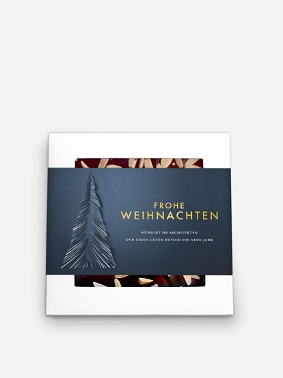 Schokobox geschäftlich Papiertannenbaum