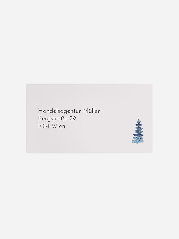 Blauer Tannenwald