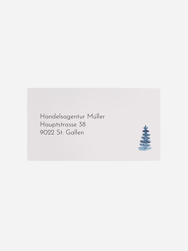 Blauer Tannenwald
