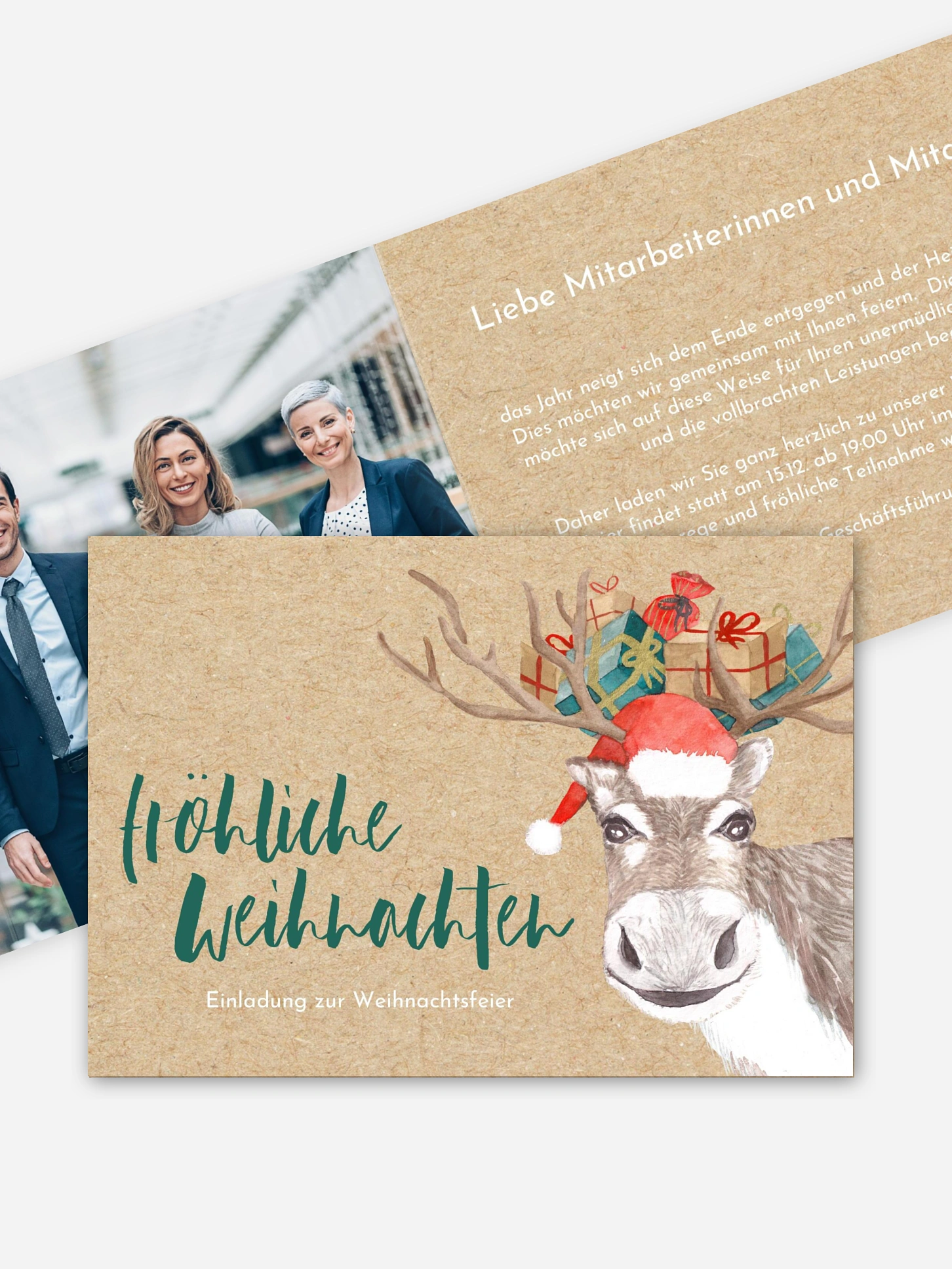 Weihnachtsfeier Reindeer