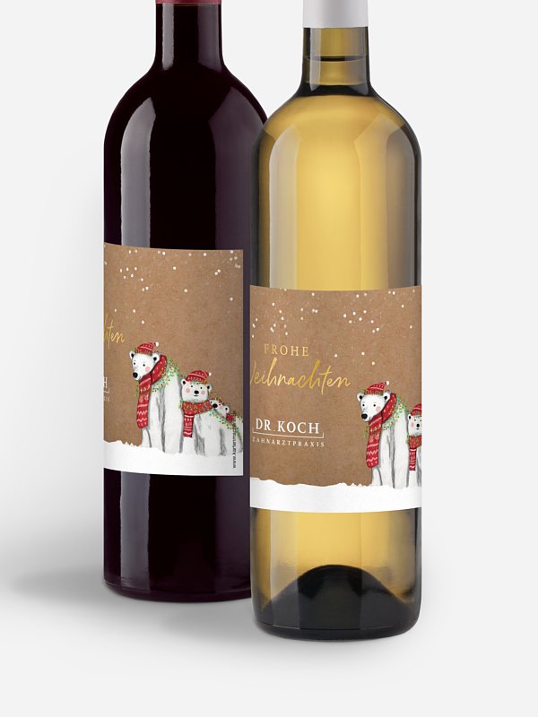 Eisbärenfamilie
