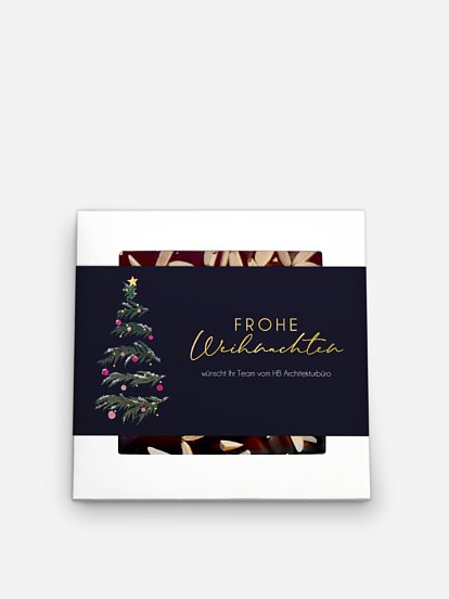 Schokobox geschäftlich Magical Christmas Tree
