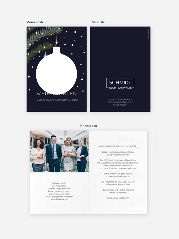 Weihnachtsfeier Redhouse