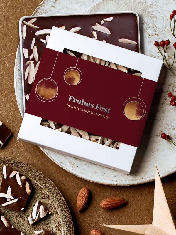 Schokobox geschäftlich Baumkugel