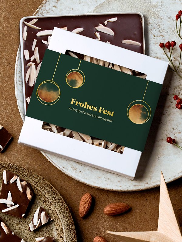 Schokobox geschäftlich Baumkugel