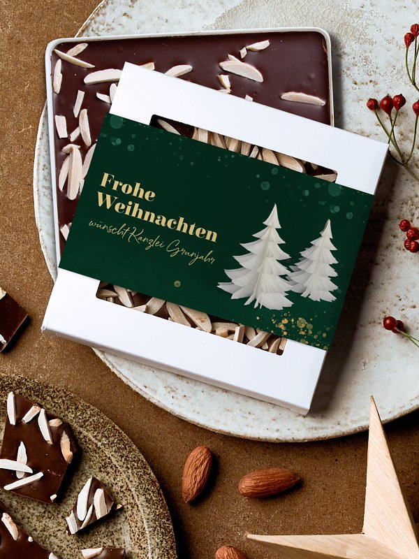 Schokobox geschäftlich Papierbaum