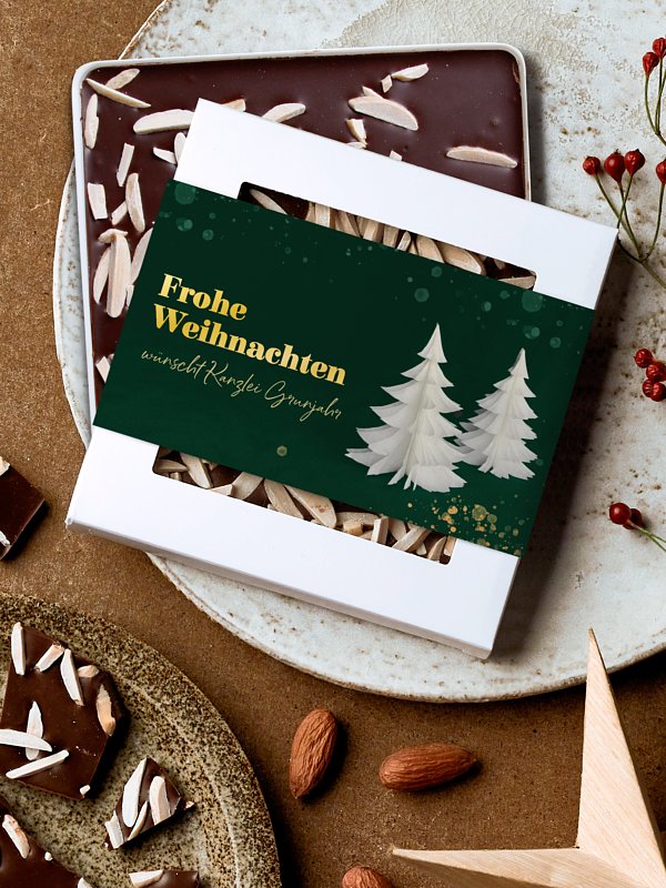 Schokobox geschäftlich Papierbaum