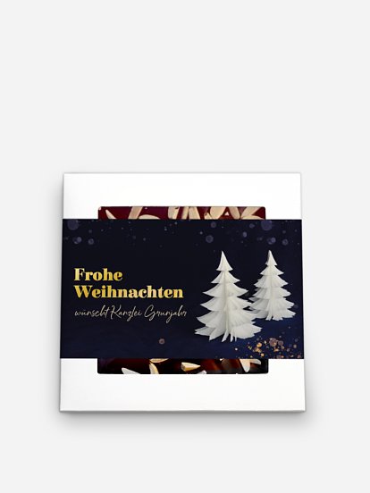 Schokobox geschäftlich Papierbaum