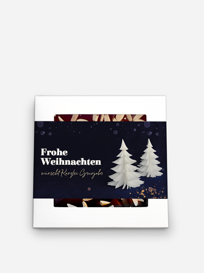 Schokobox geschäftlich Papierbaum