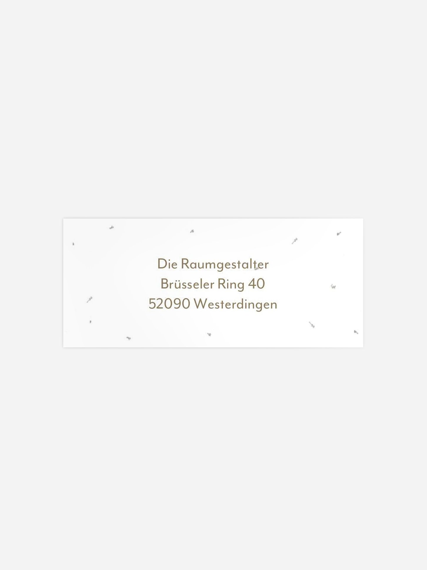Absenderaufkleber geschäftl. Weihnachten Winter Rotkehlchen