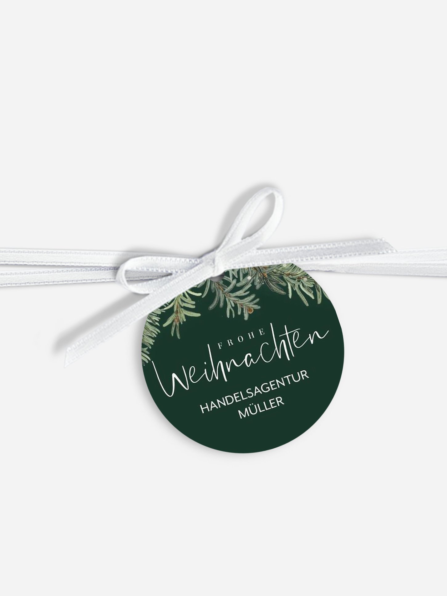 Geschenkanhänger Geschäftlich Tannenschmuck