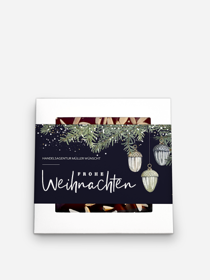 Schokobox geschäftlich Tannenschmuck