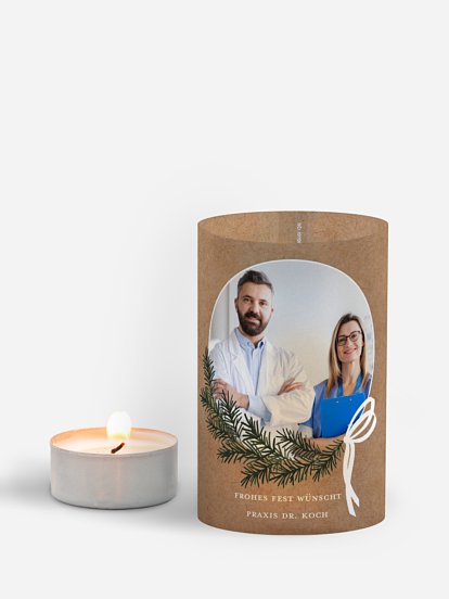 Windlicht Weihnachten Christmas Hoop