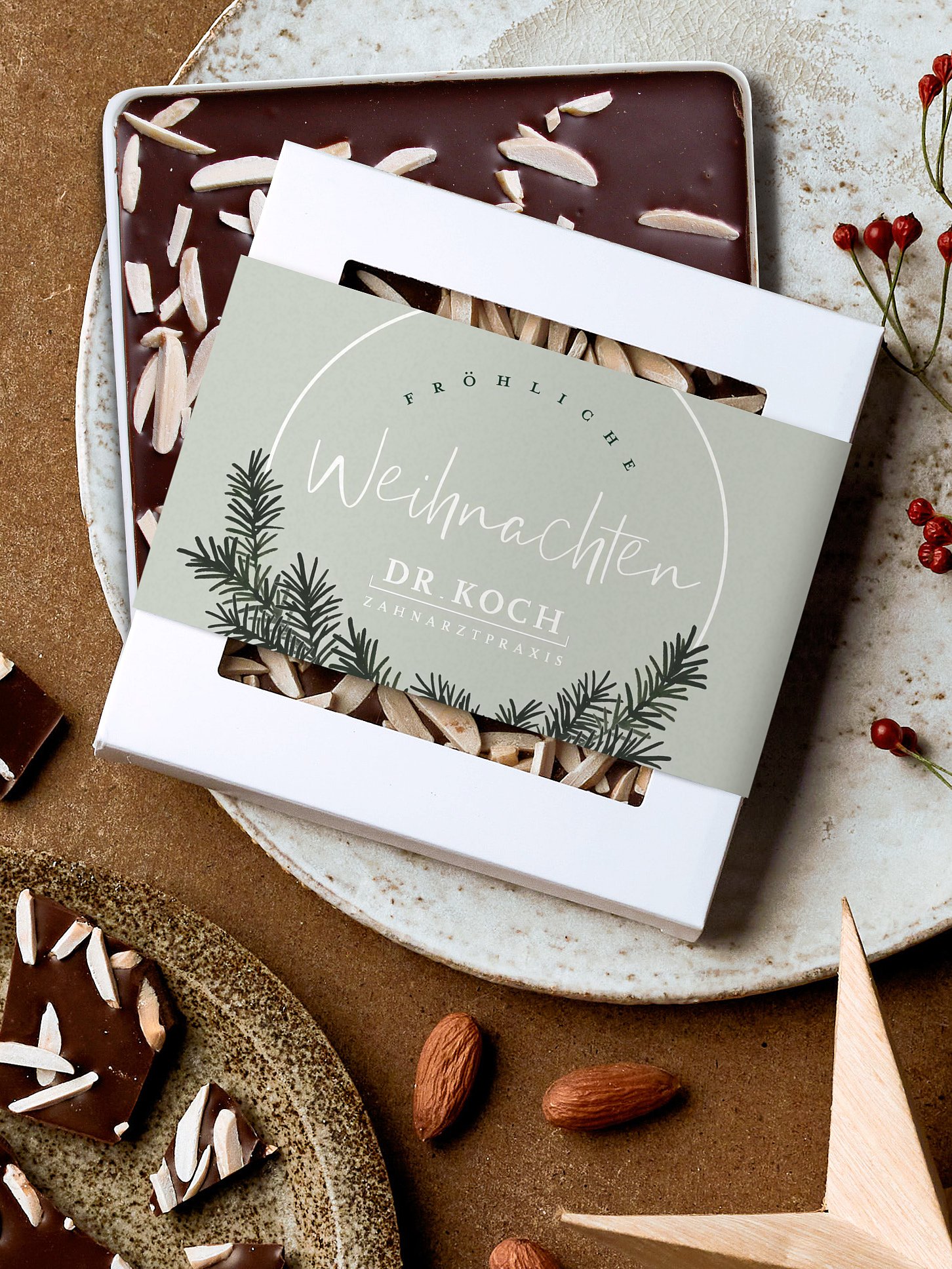 Schokobox geschäftlich Christmas Hoop