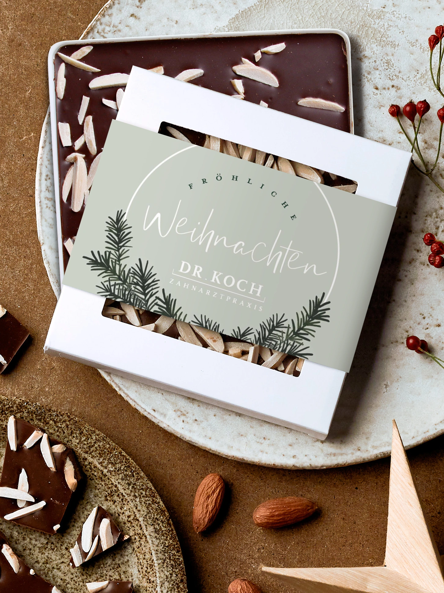 Schokobox geschäftlich Christmas Hoop