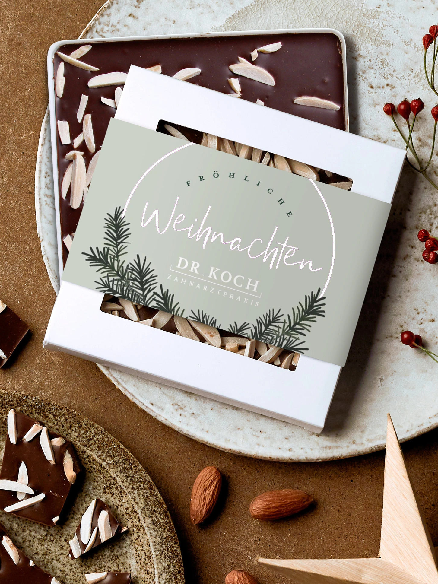 Schokobox geschäftlich Christmas Hoop