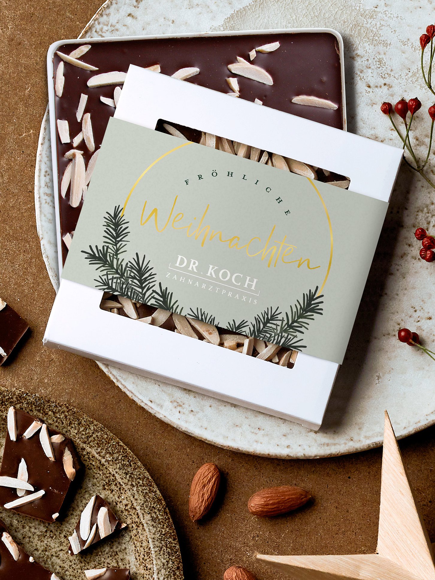Schokobox geschäftlich Christmas Hoop