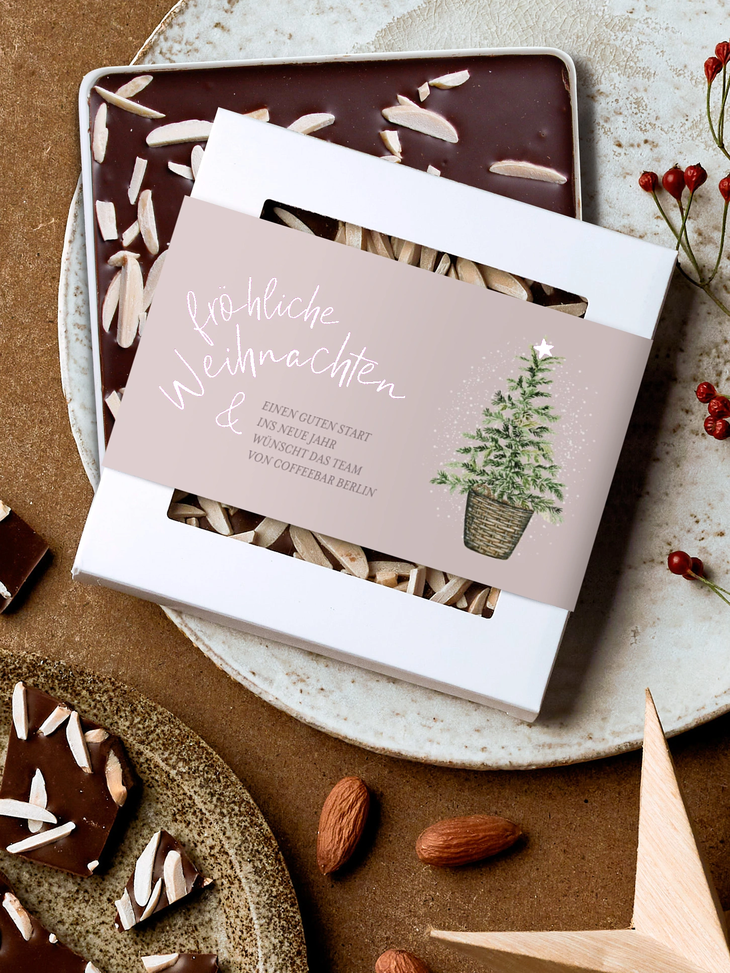 Schokobox geschäftlich Weihnachtlich