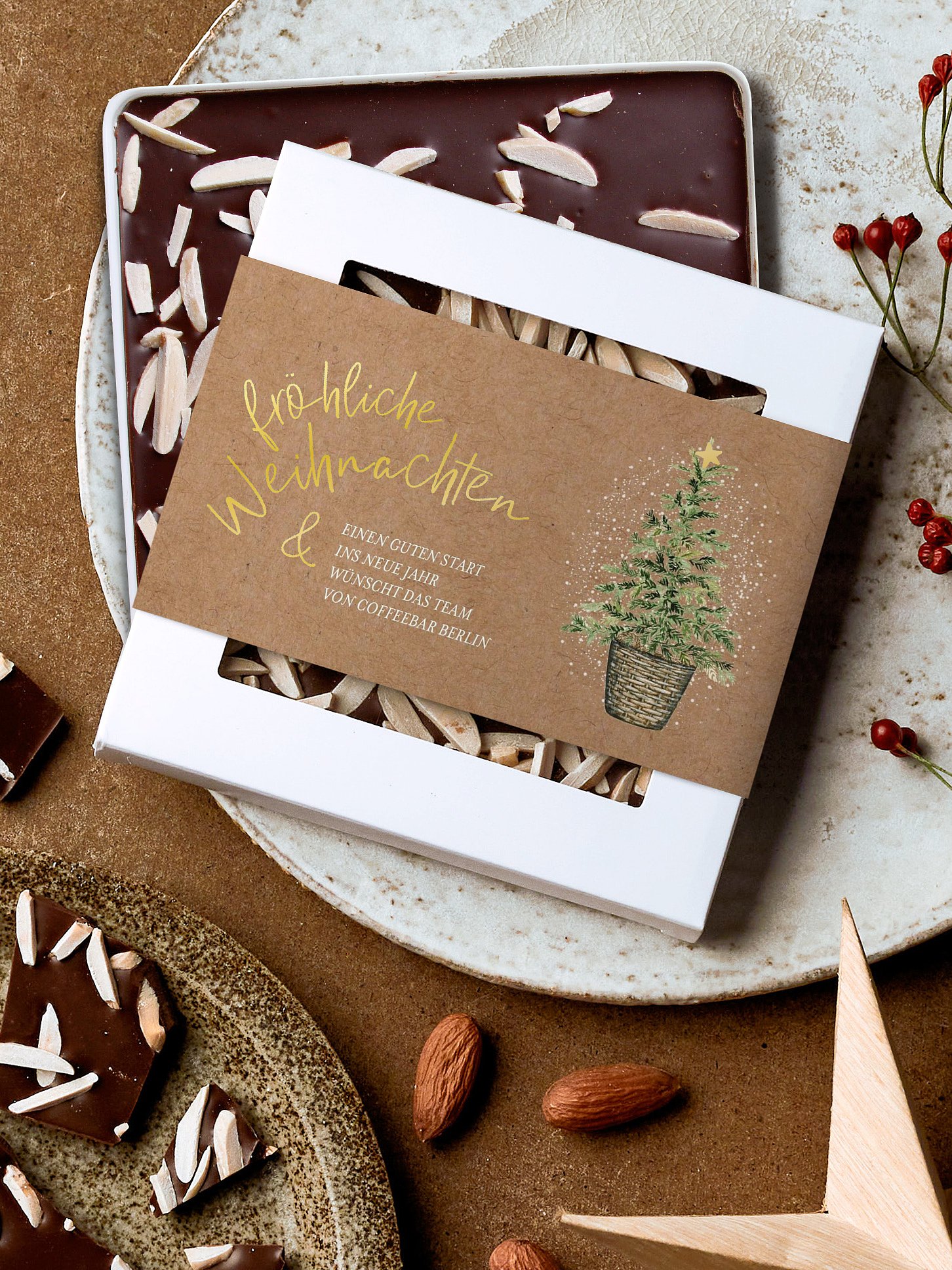 Schokobox geschäftlich Weihnachtlich